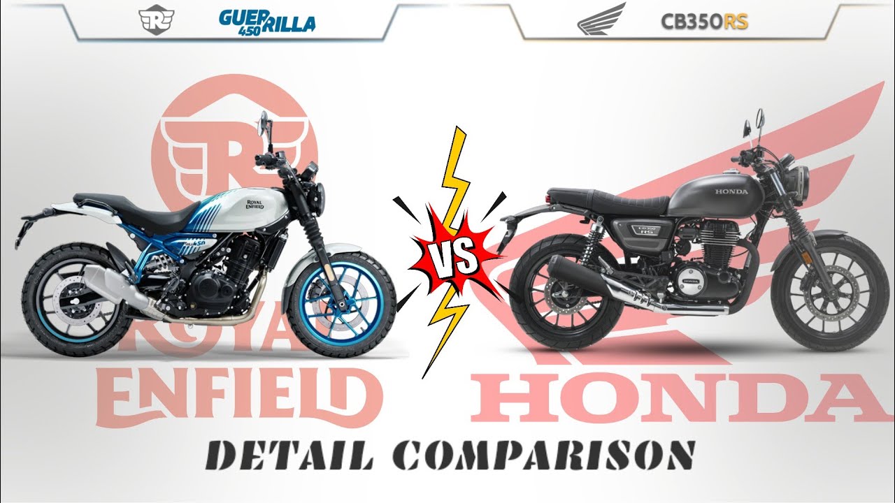 Royal Enfield Guerrilla 450 vs Honda CB350: Battle of the Modern Classics in 2025